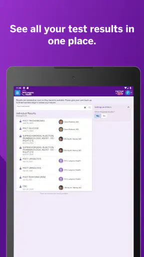 NYU Langone Health screenshot 8