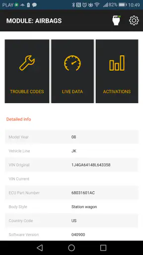 OBD JScan screenshot 3