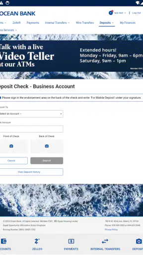 Ocean Bank Mobile Banking screenshot 6