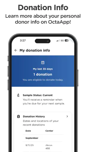 OctaApp - Donate Plasma screenshot 3