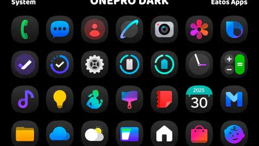 OnePro (Dark) - Icon Pack screenshot 7