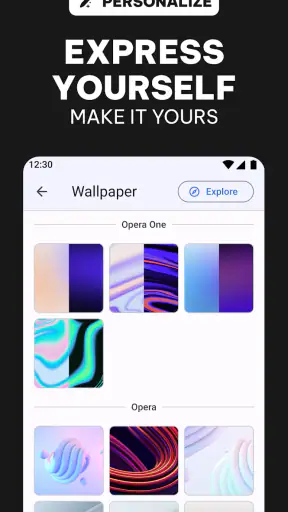 Opera: Private Web Browser screenshot 7