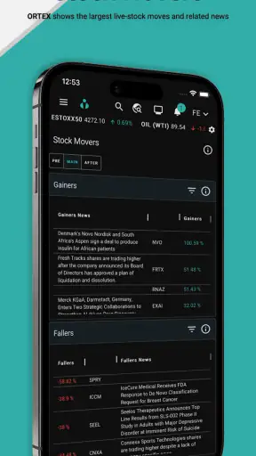 ORTEX - Stock Market Analytics screenshot 6