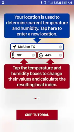 OSHA NIOSH Heat Safety Tool screenshot 2