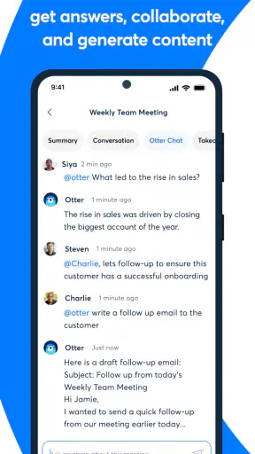OtterAI Transcribe Voice Notes screenshot 2
