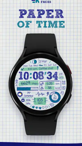Paper of Time - Watch Face screenshot 9