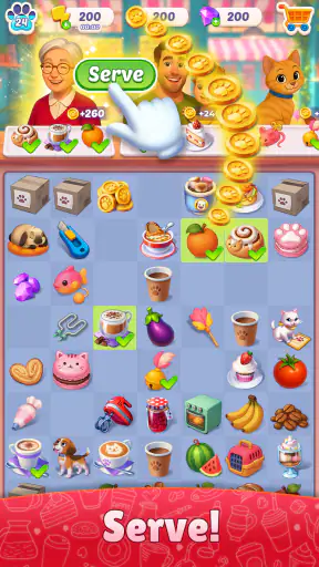 Paws & Pastries: Merge Café screenshot 2