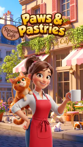 Paws & Pastries: Merge Café screenshot 5