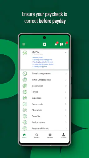 Paycom screenshot 2