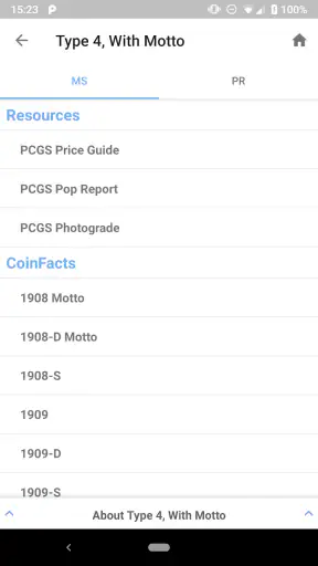 PCGS CoinFacts - U.S. Coin Val screenshot 5