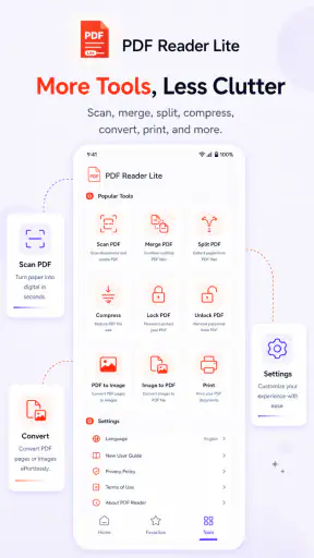 PDF Reader Lite - Fast Viewer screenshot 5