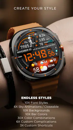 PER23 Digital Watch Face screenshot 11