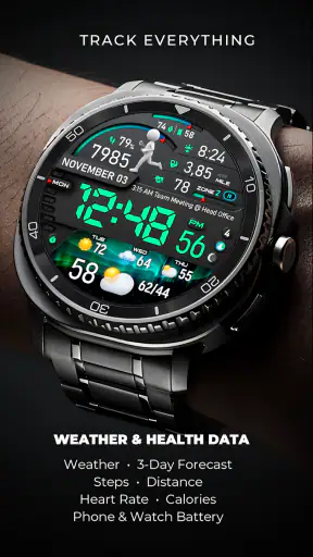 PER23 Digital Watch Face screenshot 12