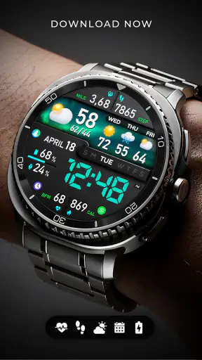 PER8 Digital Watch Face screenshot 7