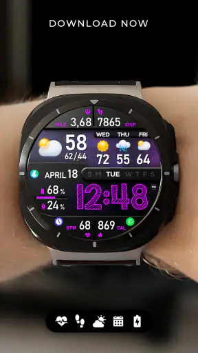 PER8 Digital Watch Face screenshot 8
