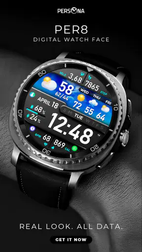 PER8 Digital Watch Face screenshot 9