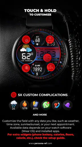 PER9 Sport Watch Face Mesa screenshot 12