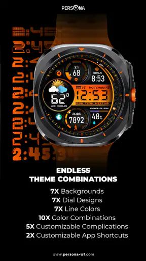 PER9 Sport Watch Face Mesa screenshot 3