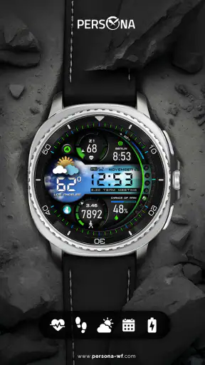 PER9 Sport Watch Face Mesa screenshot 6