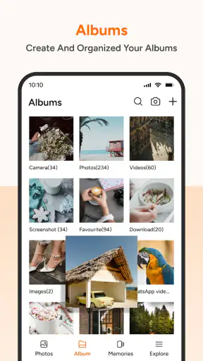 Photo Gallery: Album & Vault screenshot 2