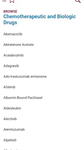 Physicians Cancer Chemotherapy screenshot 6