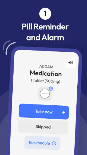 Pillo: Pill Reminder & Alarm screenshot 2