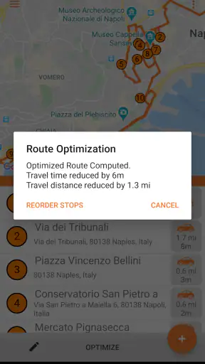 PlaceMaker Route Planner screenshot 2