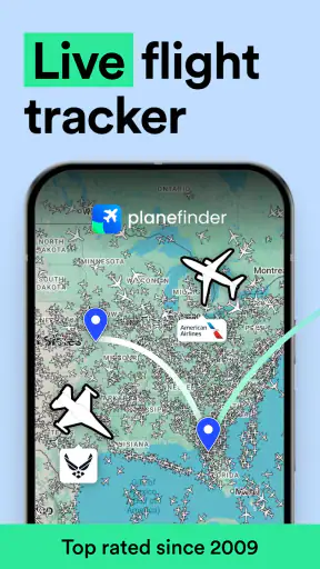 Plane Finder - Flight Tracker screenshot 1
