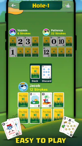 Play Nine: Golf Card Game screenshot 2