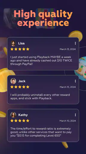 Playback: Get Paid to Play screenshot 7