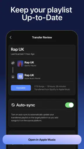 Playlist Transfer for My Music screenshot 5