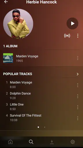 Plexamp screenshot 2