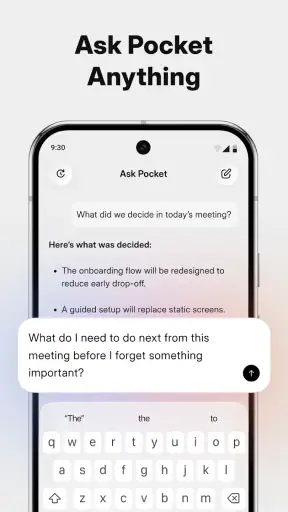 Pocket - AI Personal Assistant screenshot 4