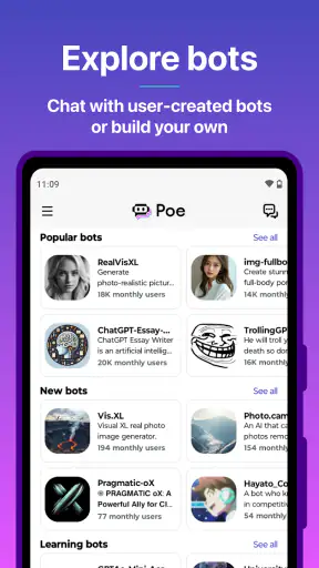Poe - Fast AI Chat screenshot 3