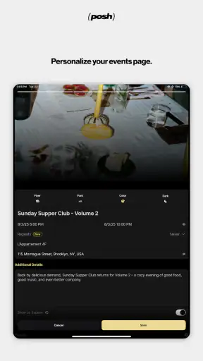 Posh – Create & Find Events screenshot 12