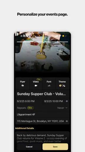 Posh – Create & Find Events screenshot 4