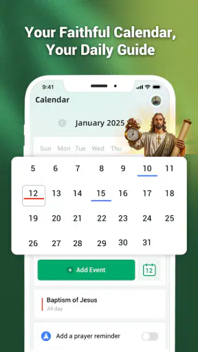 Pray Alarm, Calendar & Bible screenshot 4