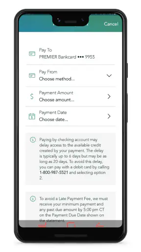PREMIER Credit Card screenshot 3