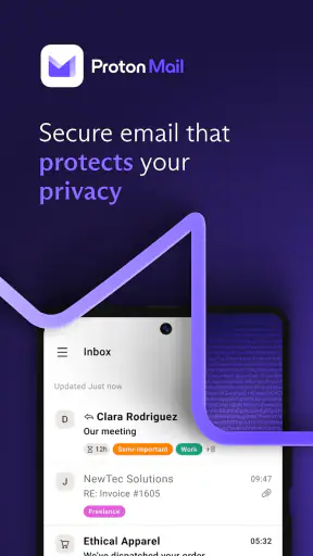 Proton Mail: Encrypted Email screenshot 1