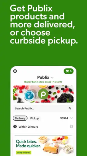 Publix Delivery & Curbside screenshot 1