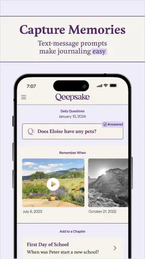 Qeepsake: Family Photo Album screenshot 2