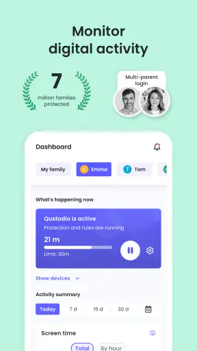 Qustodio Parental Control App screenshot