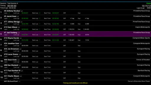 Race Monitor screenshot 9