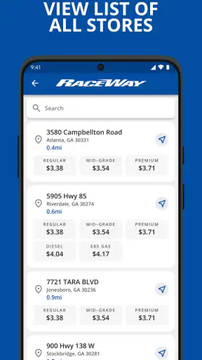 RaceWay Rewards screenshot 3