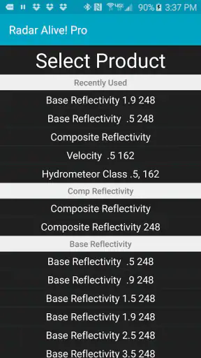 Radar Alive Pro Weather Radar screenshot 7