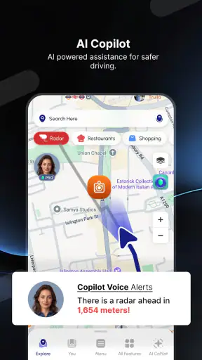 Radar GO-X: HUD, GPS, Maps screenshot 11