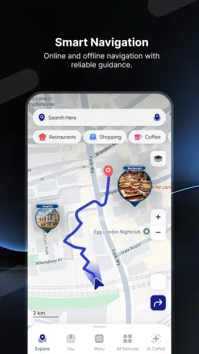 Radar GO-X: HUD, GPS, Maps screenshot 2