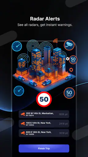 Radar GO-X: HUD, GPS, Maps screenshot 9