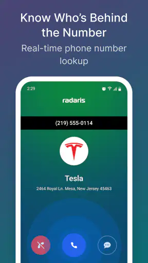 Radaris Caller Id Phone Lookup screenshot 2
