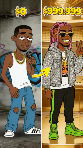 Rap Star:Idle Clicker screenshot 8